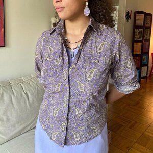 Jones NY Paisley Shirt